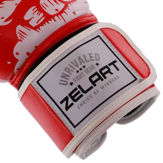Перчатки боксерские Zelart SKULL FLEX 
