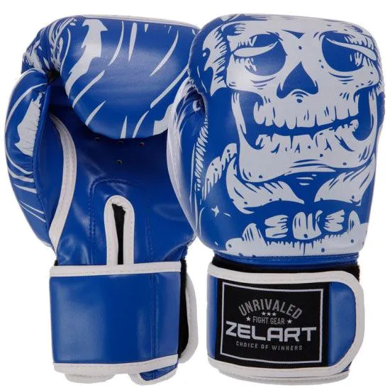 Перчатки боксерские Zelart SKULL FLEX 