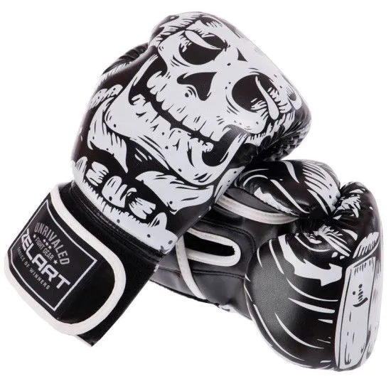 Перчатки боксерские Zelart SKULL FLEX 