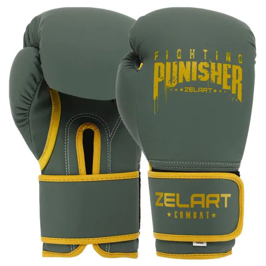 Рукавички боксерські Zelart PUNISHER (10-14 oz)