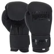 Рукавички боксерські Zelart PUNISHER чорні (10-14 oz)