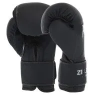 Рукавички боксерські Zelart PUNISHER чорні (10-14 oz)