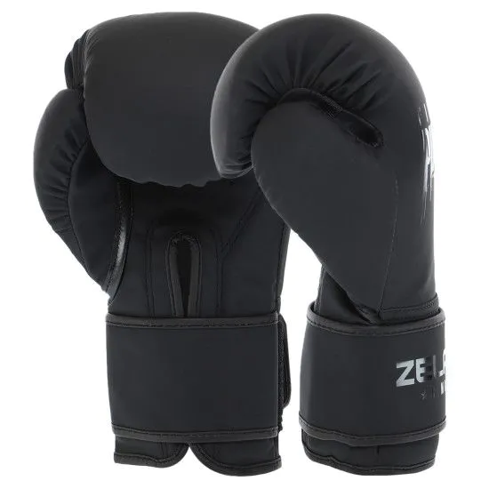Рукавички боксерські Zelart PUNISHER чорні (10-14 oz)