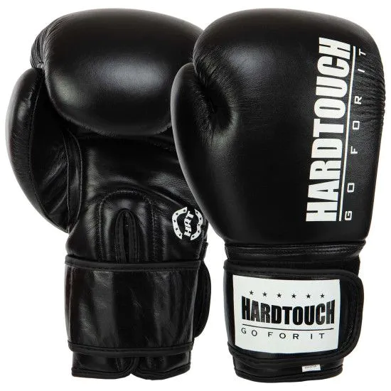 Боксерські рукавички HARD TOUCH BO-7714 шкіра (10-14 ун)