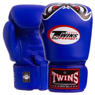 Рукавички боксерські TWINS FBGVL3-25 синій 10-18 oz