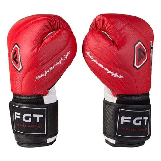 Боксерські рукавички FGT Cristal red 10-12 oz 