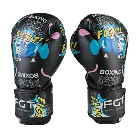 Рукавички боксерські FGT 6oz Flex чорні