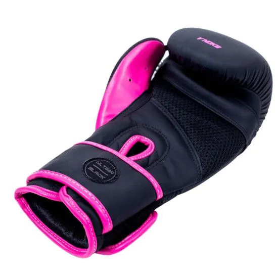 Боксерські рукавички V`NOKS Ultima Black Fuxia 10-12oz