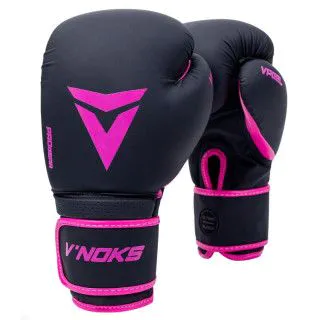 Боксерські рукавички V`NOKS Ultima Black Fuxia 10-12oz