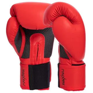 Боксерські рукавички MAXXMMA GB01S червоні 10-12 oz 