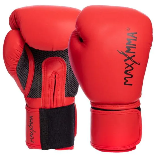 Боксерські рукавички MAXXMMA GB01S червоні 10-12 oz 