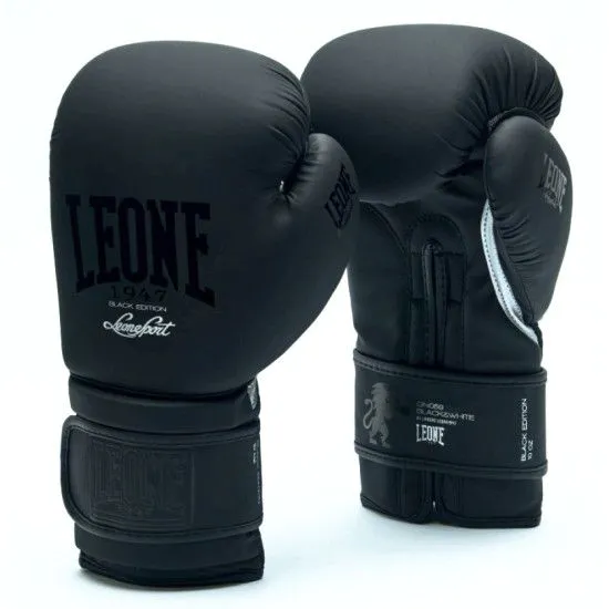 Боксерські рукавички Leone Mono Black 10 oz