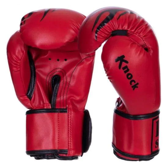 Рукавички боксерські LEV Sport 10oz, 12oz червоні