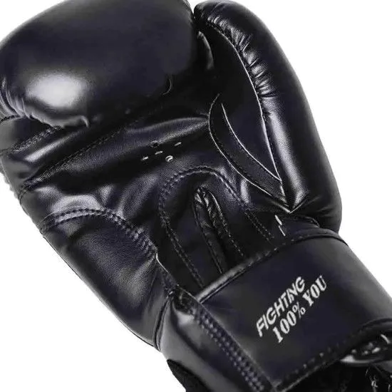 Боксерські рукавички PowerPlay 3004 Classic (14-18 oz) чорні