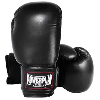 Боксерські рукавички PowerPlay 3004 Classic (14-18 oz) чорні