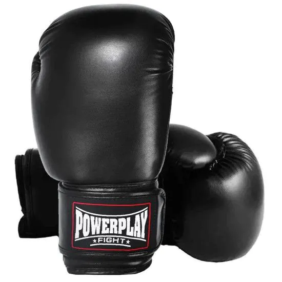 Боксерські рукавички PowerPlay 3004 Classic (14-18 oz) чорні