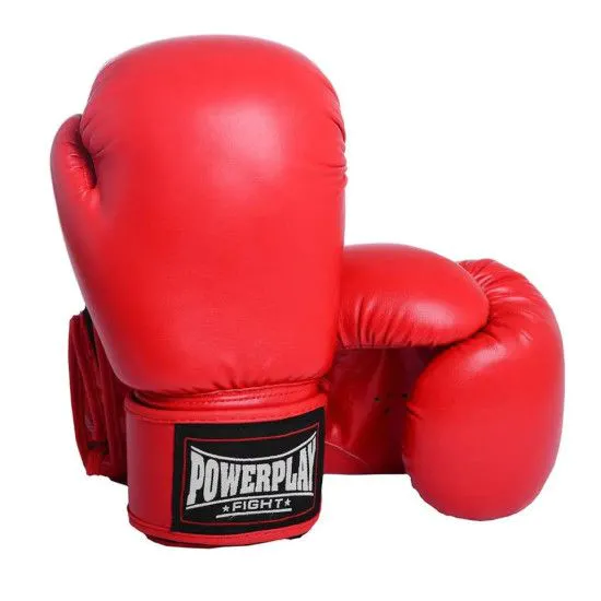 Боксерські рукавички PowerPlay 3004 Classic (16-18 oz) червоні
