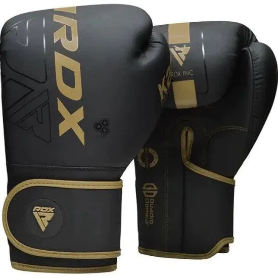 Боксерские перчатки RDX F6 Kara Matte Golden (10-16 oz)
