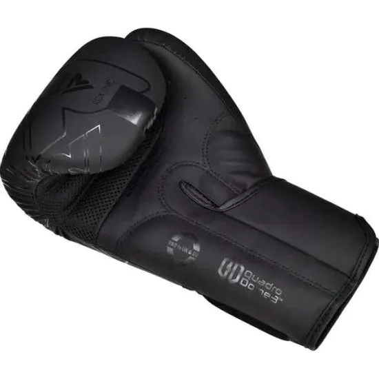 Боксерские перчатки RDX F6 Kara Matte Black (10-16 oz)