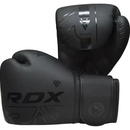 Боксерские перчатки RDX F6 Kara Matte Black (10-16 oz)