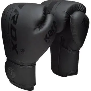 Боксерські рукавички RDX F6 Kara Matte Black (10-16 oz)