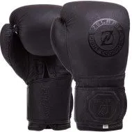 Боксерские перчатки Zelart кожа (8 - 14 oz) черные