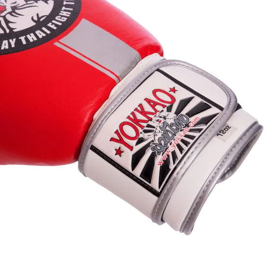 Боксерські рукавички YOKKAO шкіра (10 - 14 oz) 