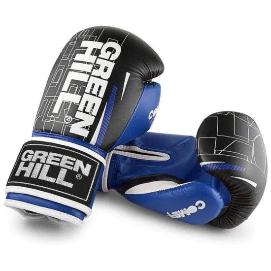 Боксерські рукавички GREEN HILL COMET BLUE/BLACK 10, 12 OZ