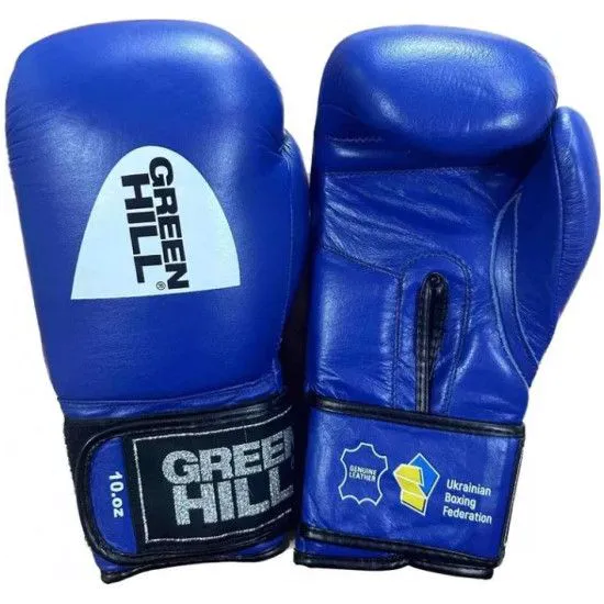 Боксерські рукавички GREEN HILL KNOCK з печаткою ФБУ 12 oz