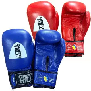 Боксерські рукавички GREEN HILL KNOCK з печаткою ФБУ 12 oz