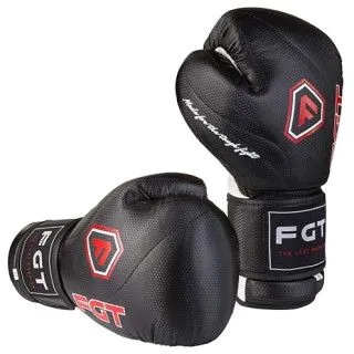Боксерські рукавички FGT Cristal black 10-12 oz 