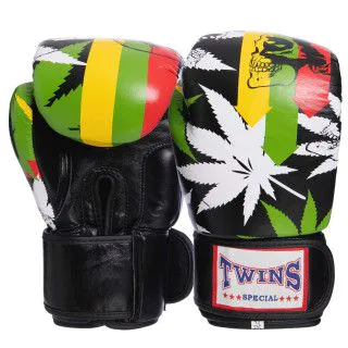 Боксерські рукавички TWINS Print-1 шкіра (10oz, 12oz)