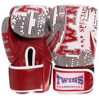 Боксерські рукавички TWINS Print-5 шкіра (10oz, 12oz)