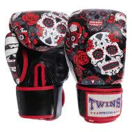 Боксерські рукавички TWINS Print-2 шкіра (10oz, 12oz)