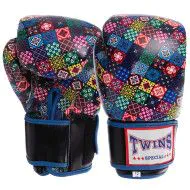 Боксерські рукавички TWINS Print-3 шкіра (10oz, 12oz)
