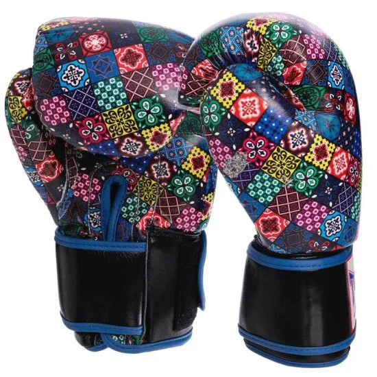 Боксерські рукавички TWINS Print-3 шкіра (10oz, 12oz)