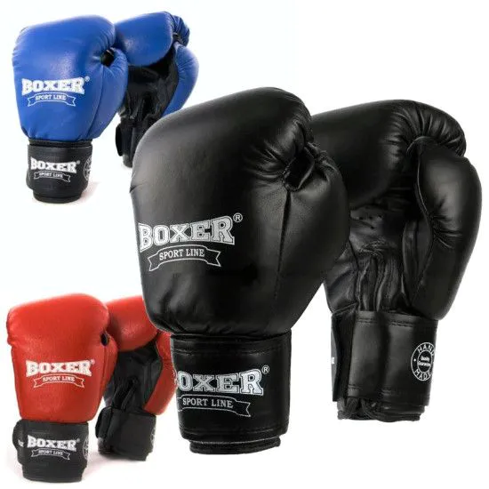 Рукавички боксерські BOXER Elite 14-16 oz шкіра 