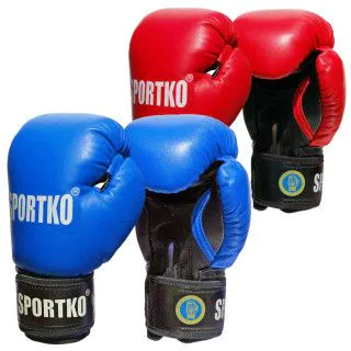 Рукавички боксерські з печаткою ФБУ SPORTKO 10-12 oz