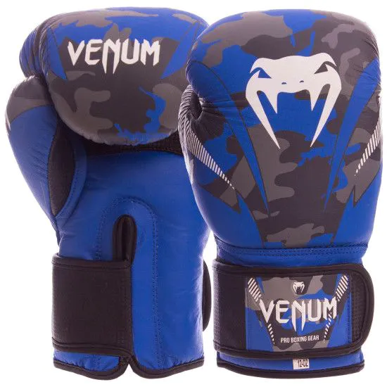 Рукавички боксерські Venum Camo 10-12 oz шкіра