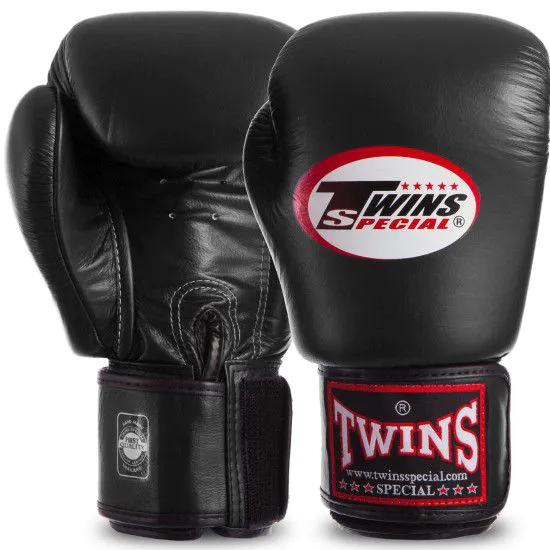 Рукавички боксерські TWINS BGVL3 чорні 10-20 oz
