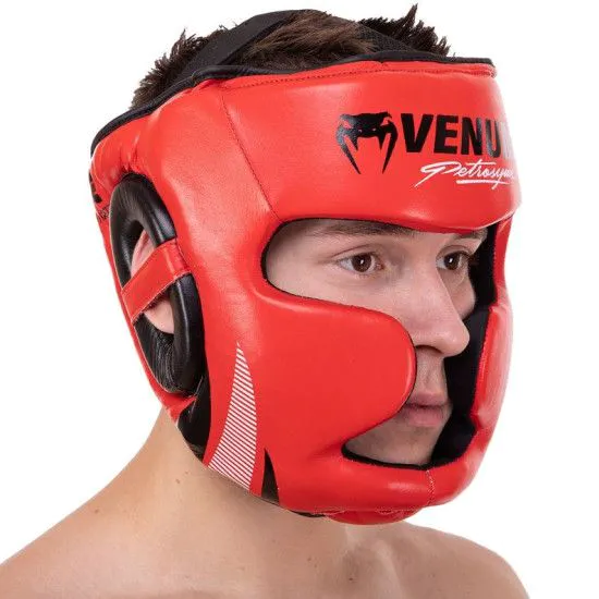 Шолом з повним захистом Venum шкіряний (BO-0622)