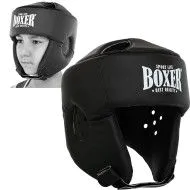 Шолом боксерський BOXER NEW із закритою маківкою чорний