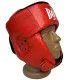Шолом боксерський BOXER NEW із закритою маківкою червоний