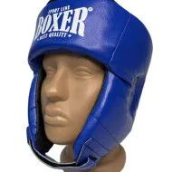 Шолом боксерський BOXER NEW із закритою маківкою синій