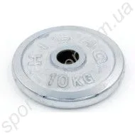 Млинці хромовані 10 кг, отвір 51 мм