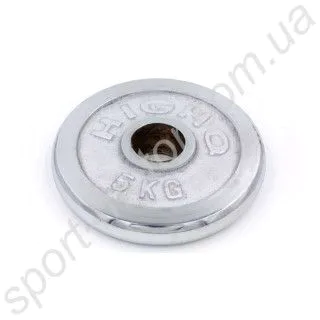 Млинці хромовані 5 кг, отвір 51 мм