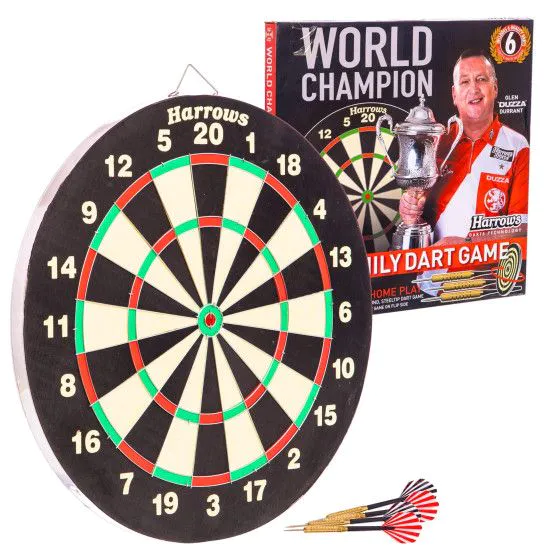 Мета для дартсу з картону Harrows BRISTOW FAMILY DART GAME BOARD 45 см