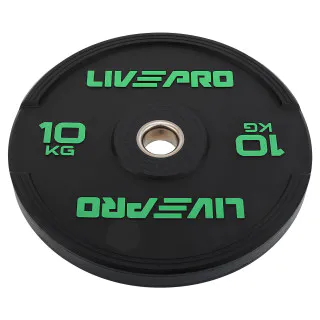 Диски бамперні Bumper Plates LiveUp 10 кг (LivePro LP8331)