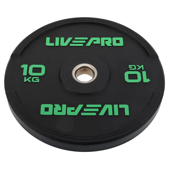 Диски бамперні Bumper Plates LiveUp 10 кг (LivePro LP8331)