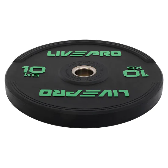 Диски бамперні Bumper Plates LiveUp 10 кг (LivePro LP8331)